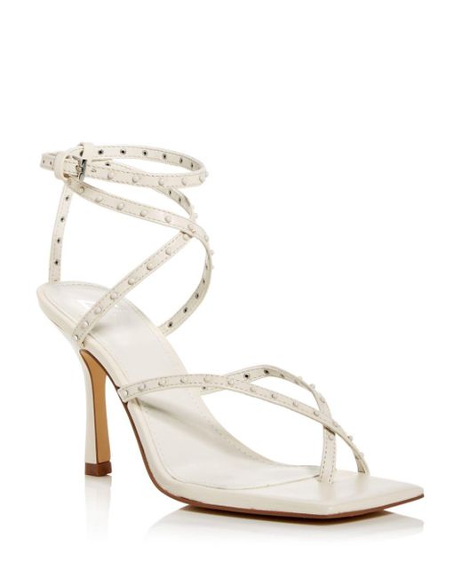 marc fisher white strappy sandals
