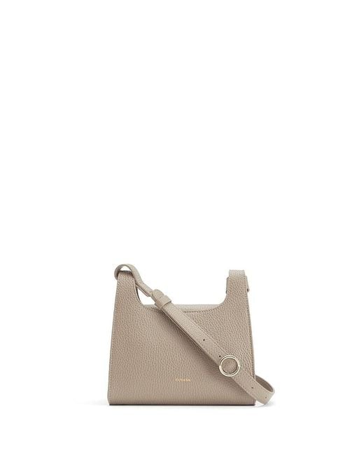 Cuyana White Mini Double Loop Bag