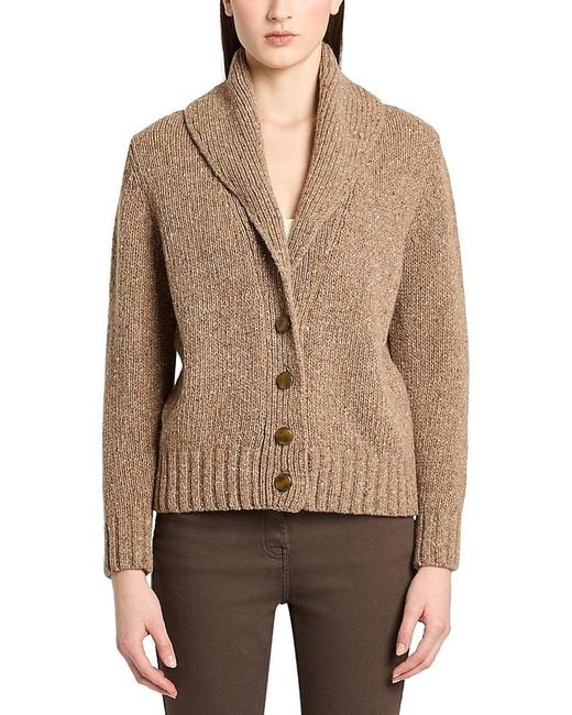 Marella Brown Mlsgeode Cardigan