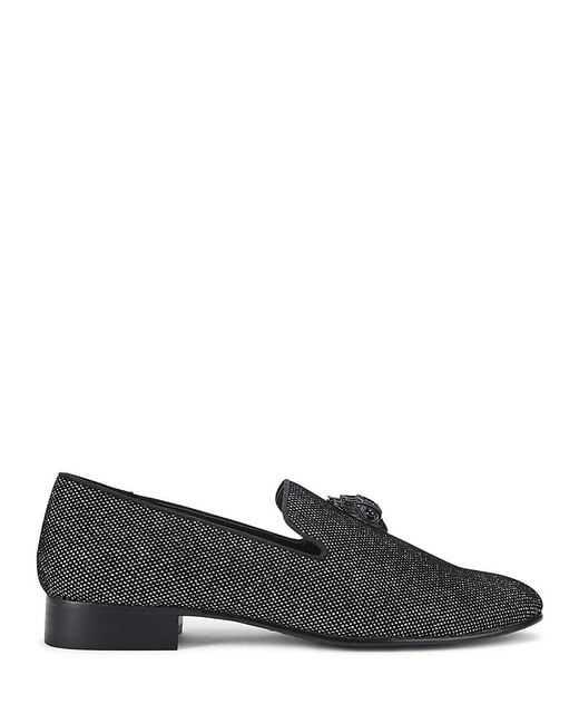 Kurt Geiger Black Ace Stud Loafers for men