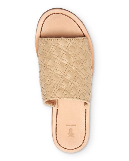 frye katie woven slide