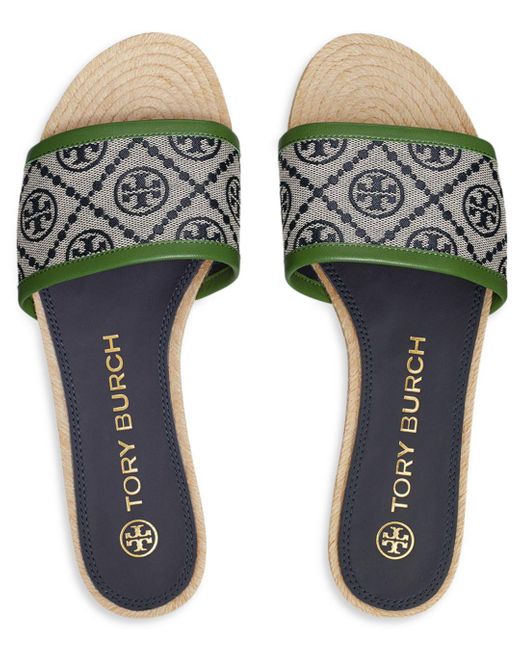 tory burch multicolor slides