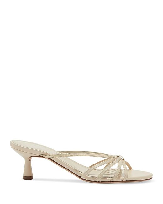 Aeyde Natural Abby Leather Sandals