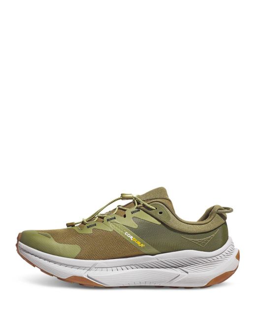 Hoka One One Transport Water Resistant Lace Up Sneakers in Green for