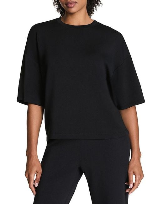 Spanx Black Airessentials Boxy Tee
