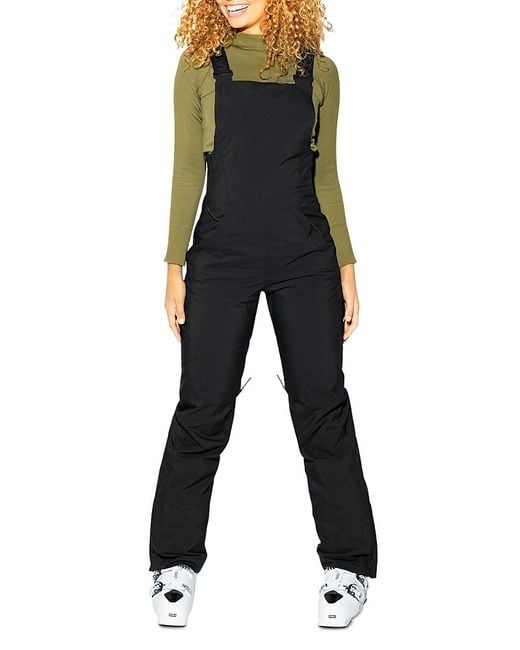 Halfdays Black Carson Bib Waterproof Winter Overalls