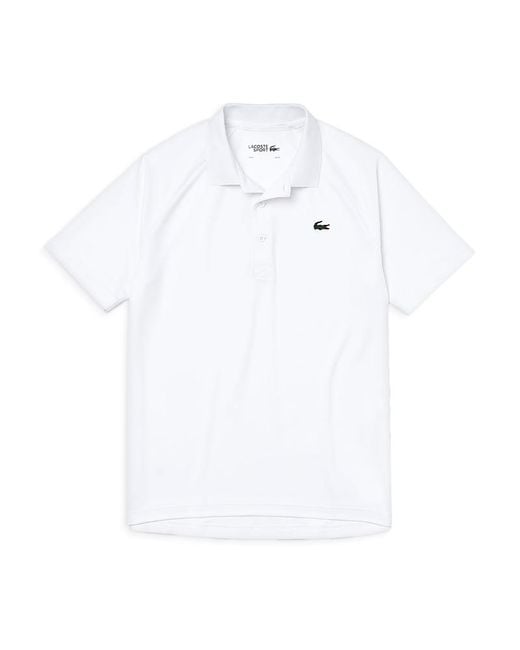 Lacoste White Classic Performance Polo for men