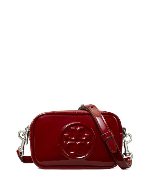 mini perry bombé gingham camera bag