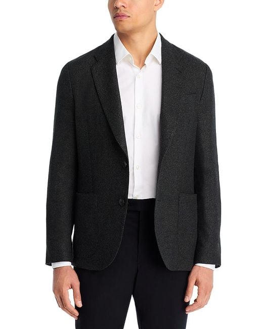Paul Smith Black Melange Soft Jacket for men