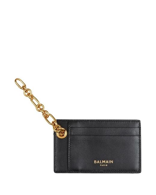 Balmain Gray Pulse Card Holder