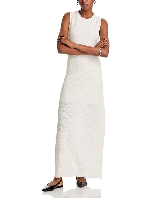 Rag & Bone Julia Maxi Dress In White 