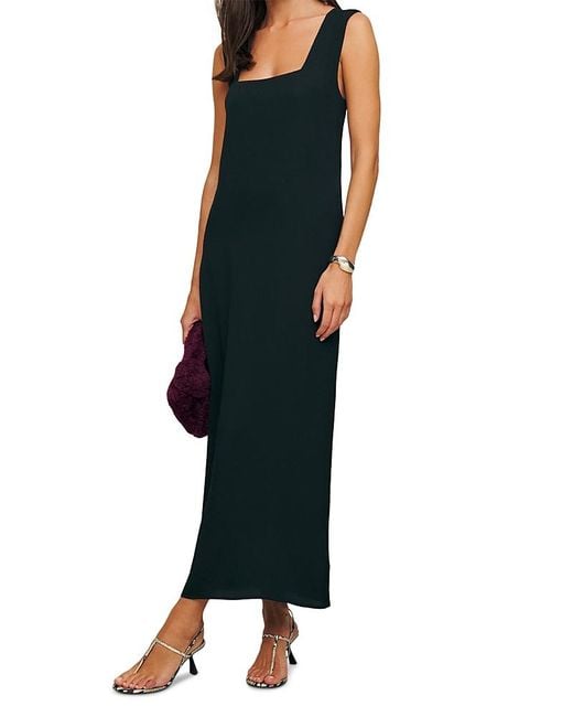 Reformation Vea Dress in Black