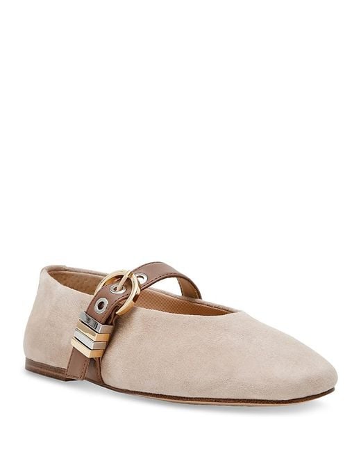 Steve Madden White Lucia Flats