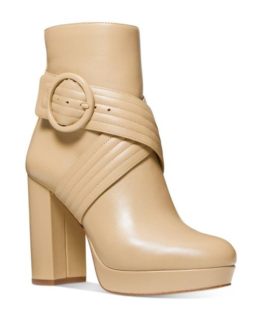 michael kors platform booties
