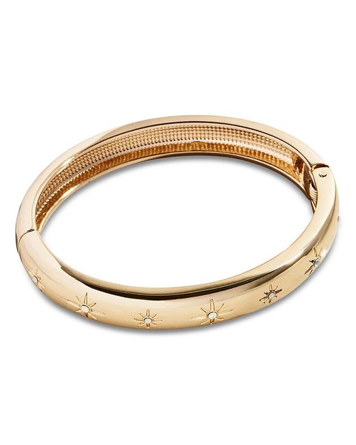 BaubleBar Metallic Stella Pave Star Bangle Bracelet