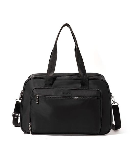 Baggallini Black Getaway Split Case Duffle Bag