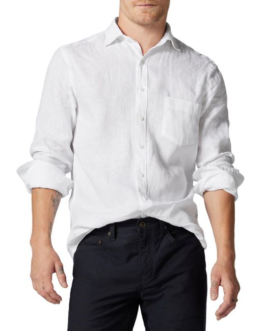 Rodd & Gunn Coromandel Linen Shirt in White for Men Lyst