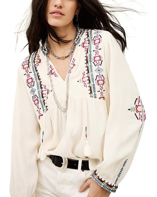 Ba&sh Natural Tilt Blouse