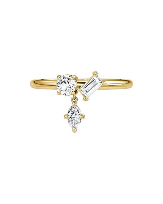 Vrai Metallic Falling Star Ring