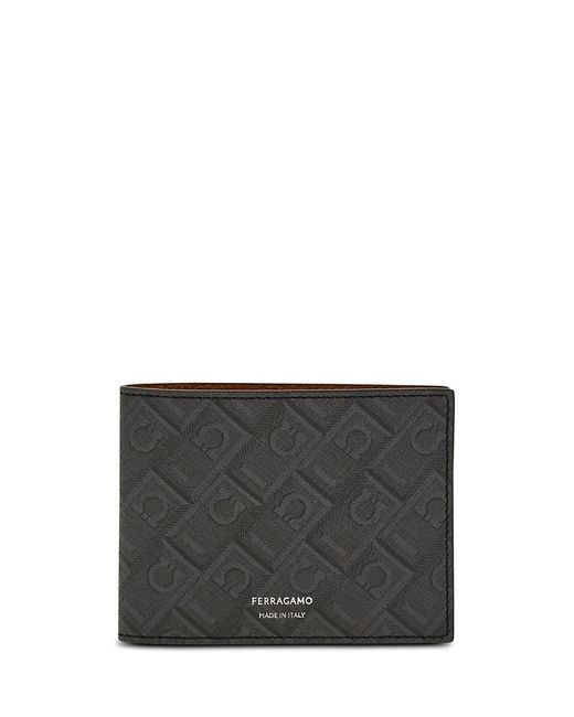 Ferragamo Gray Monogram Wallet for men