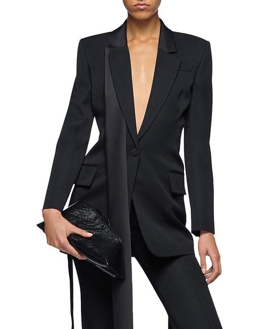 The Attico Black Wool Jacket