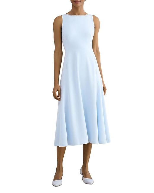 hobbs pale blue dress Willa Dress