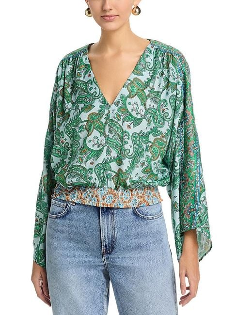 Ramy Brook Green Trisha Top