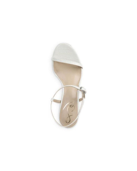 Sam Edelman Synthetic Doran High Heel Sandals in White - Lyst