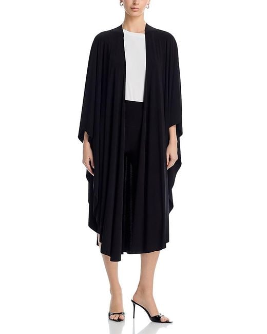 Norma Kamali Black Shawl Wrap