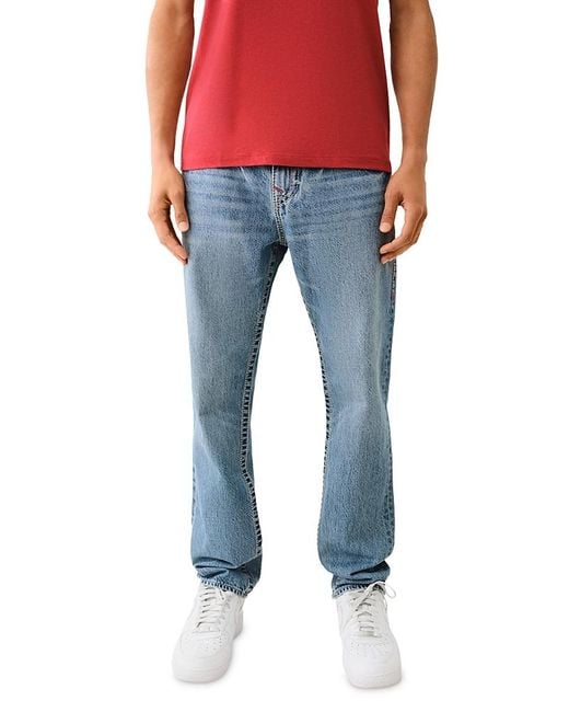 True Religion Blue Geno Skinny Fit Jeans for men
