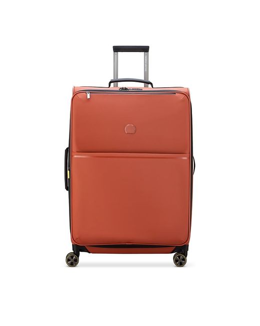 Delsey Paris Orange Turenne Soft 27 Expandable Spinner Suitcase