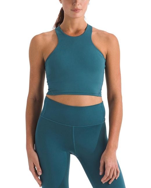 The North Face Blue Refina Longline Sports Bra