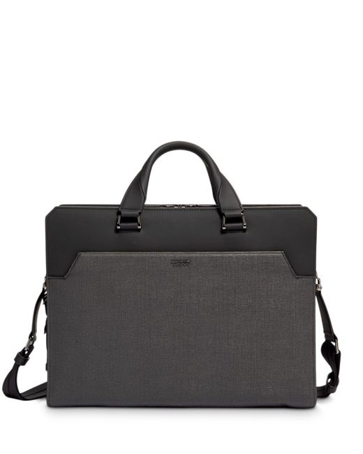 Tumi Ashton Barnet Double - Zip Briefcase in Gray for Men | Lyst