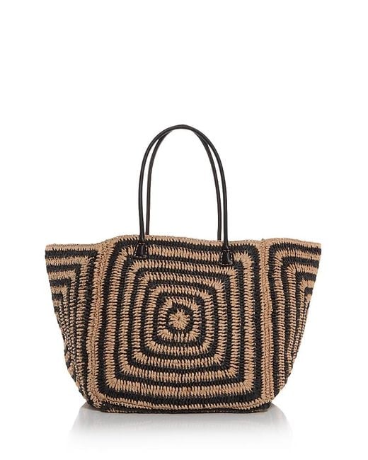 Madewell Brown Large Straw Tote