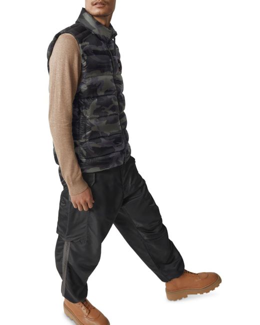Canada Goose Crofton Nylon Quilted Down Vest in Black for Men Lyst