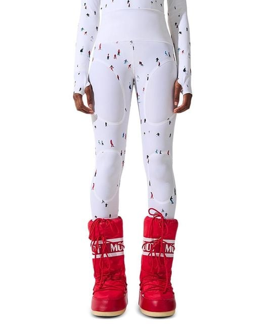 Perfect Moment Red Active Leggings