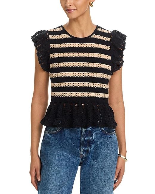 Rails Black Coen Top