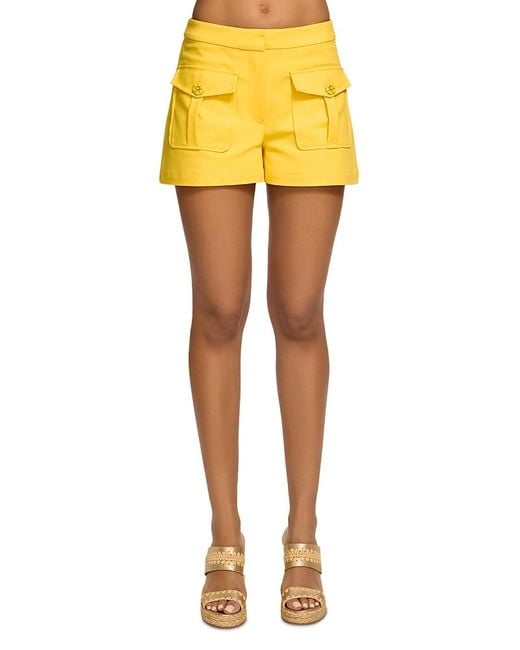 Ramy Brook Yellow Ava Shorts