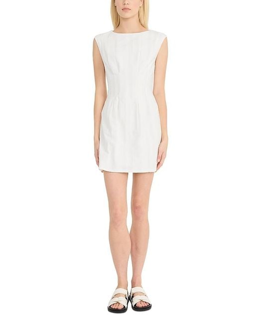 Luxely White Mini Dress