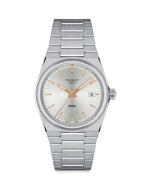 Tissot Gray Prx Watch, 35Mm