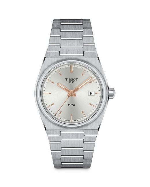 Tissot Gray Prx Watch, 35Mm