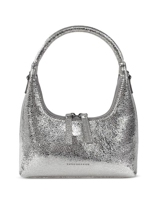 Marge Sherwood Mini Strap Leather Hobo in Gray | Lyst
