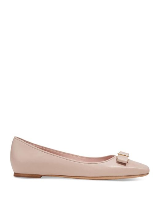 Kate Spade Bowdie Slip On Pointed Toe Ballet Flats in Pink | Lyst