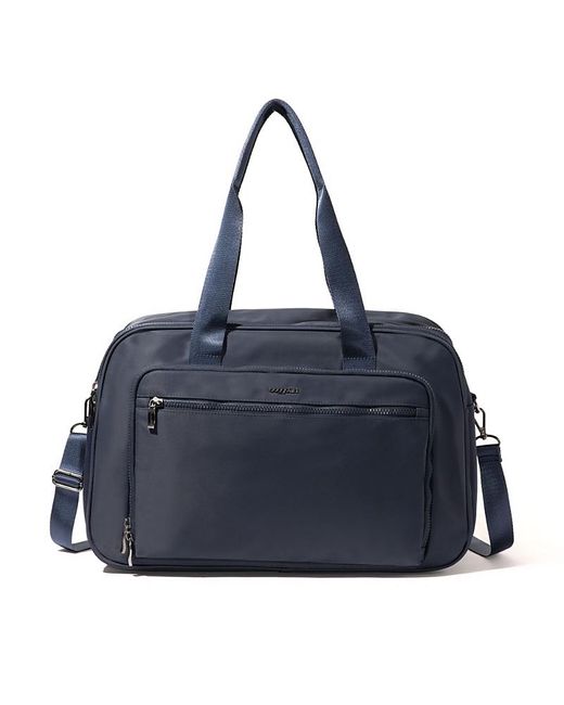 Baggallini Blue Getaway Split Case Duffle Bag