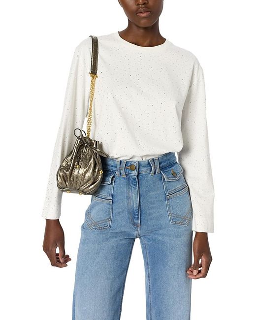 Gerard Darel Blue Hermine Top