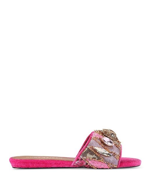 Kurt Geiger Pink Kensington Sandals