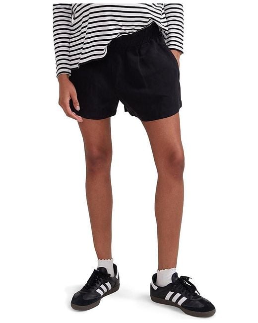 Hatch Collection Black The Asher Under The Bump Maternity Short