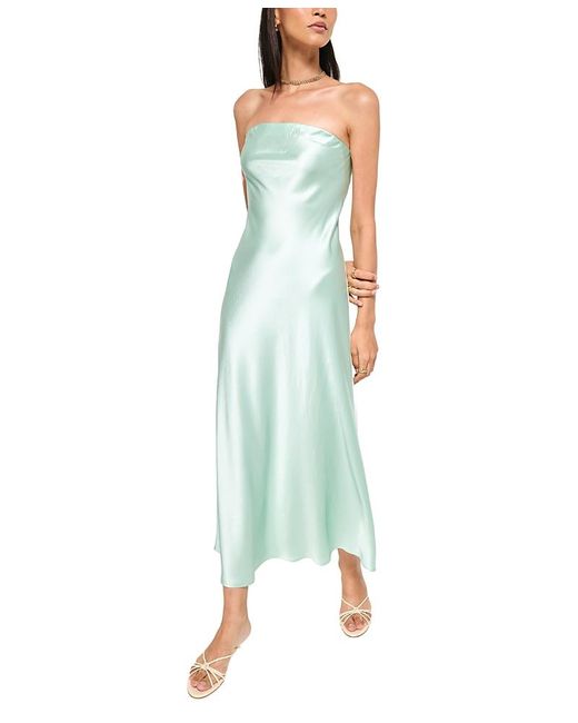 Cami NYC Green Noelle Strapless Dress