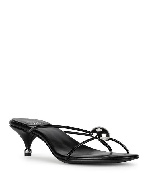 Jeffrey Campbell Black Preciosa Open Slide Sandals