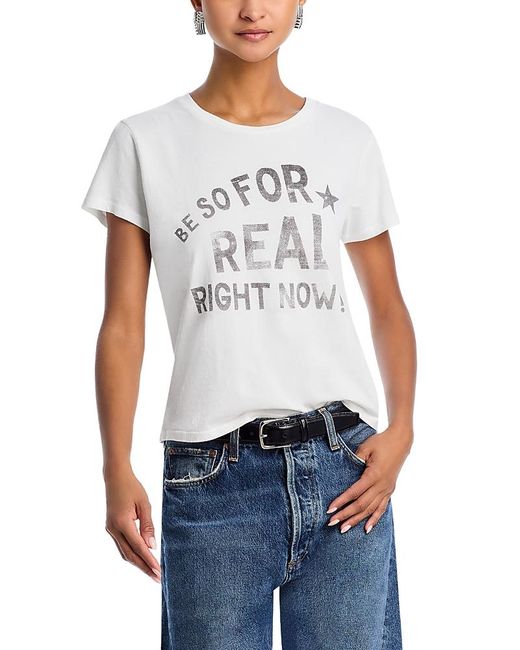Mother White Lil Goodie Goodie Tee